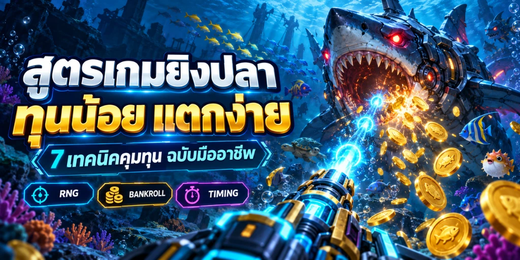 เทคนิคเล่นเกมยิงปลา